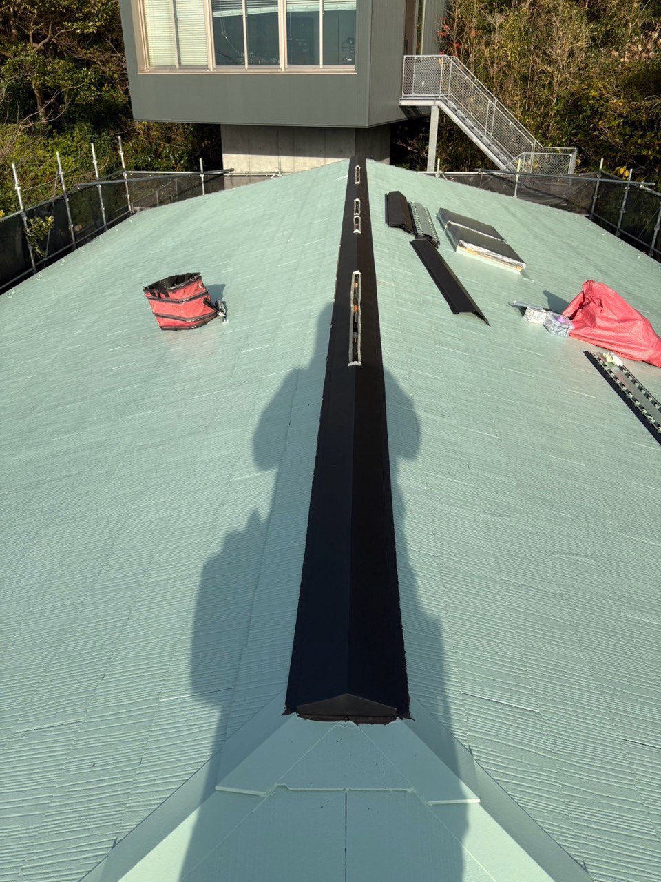 横須賀市　棟板金交換