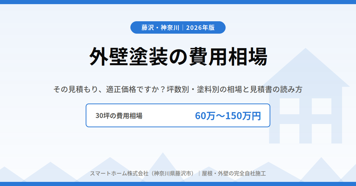 外壁塗装　費用相場
